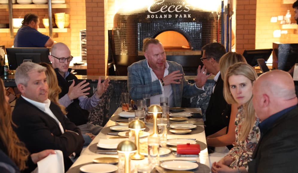 Ethan Giffin hosting The Blueprint Dinner Series