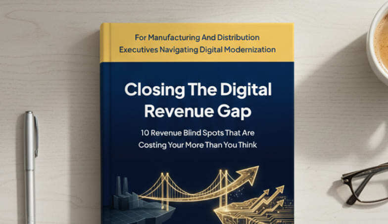 Closing The Digital Revenue Gap Flat Lay on Table
