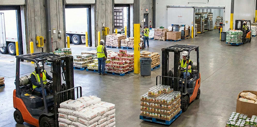 Food Processing Distributor Warehouse Floor